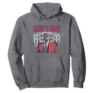 Trump Won 2024 Hoodie Daddy's Home TS02 Charcoal Print Your Wear