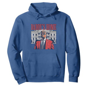 Trump Won 2024 Hoodie Daddy's Home TS02 Royal Blue Print Your Wear