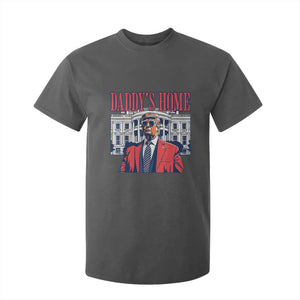 Trump Won 2024 T Shirt For Kid Daddy's Home TS02 Dark Heather Print Your Wear