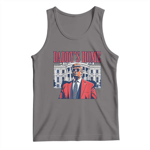 Trump Won 2024 Tank Top Daddy's Home TS02 Deep Heather Print Your Wear