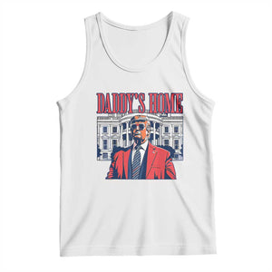 Trump Won 2024 Tank Top Daddy's Home TS02 White Print Your Wear