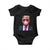 Trump Pink Bubblegum Baby Onesie Blowing Bubble Gum TS02 Black Print Your Wear