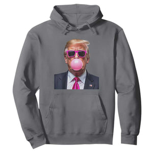 Trump Pink Bubblegum Hoodie Blowing Bubble Gum TS02 Charcoal Print Your Wear