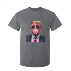 Trump Pink Bubblegum T Shirt For Kid Blowing Bubble Gum TS02 Charcoal Print Your Wear