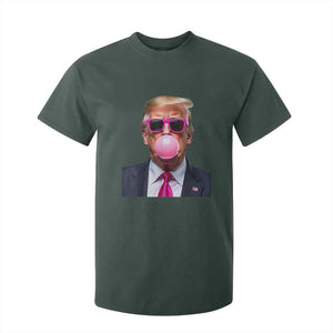 Trump Pink Bubblegum T Shirt For Kid Blowing Bubble Gum TS02 Dark Forest Green Print Your Wear