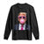 Trump Pink Bubblegum Long Sleeve Shirt Blowing Bubble Gum TS02 Black Print Your Wear