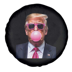 Trump Pink Bubblegum Spare Tire Cover Blowing Bubble Gum TS02 Print Your Wear