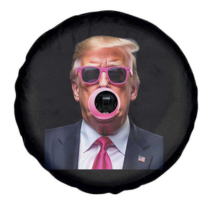 Trump Pink Bubblegum Spare Tire Cover Blowing Bubble Gum TS02 Print Your Wear