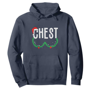 Christmas Matching Couple Hoodie Chestnuts Funny Xmas Chest TS02 Navy Print Your Wear