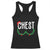 Christmas Matching Couple Racerback Tank Top Chestnuts Funny Xmas Chest TS02 Black Print Your Wear