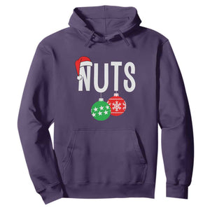 Christmas Matching Couple Hoodie Chestnuts Funny Xmas Nuts TS02 Purple Print Your Wear