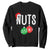 Christmas Matching Couple Sweatshirt Chestnuts Funny Xmas Nuts TS02 Black Print Your Wear