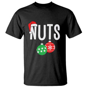 Christmas Matching Couple T Shirt Chestnuts Funny Xmas Nuts TS02 Black Print Your Wear