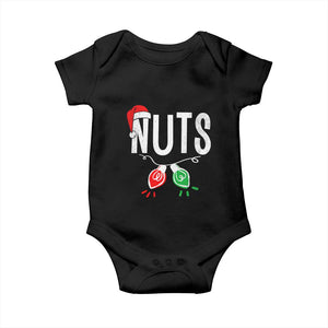 Christmas Matching Couple Baby Onesie Chestnuts Xmas Funny Nuts TS02 Black Print Your Wear