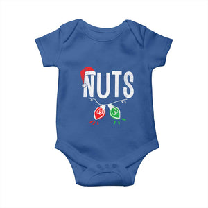 Christmas Matching Couple Baby Onesie Chestnuts Xmas Funny Nuts TS02 Royal Blue Print Your Wear