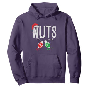 Christmas Matching Couple Hoodie Chestnuts Xmas Funny Nuts TS02 Purple Print Your Wear