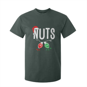 Christmas Matching Couple T Shirt For Kid Chestnuts Xmas Funny Nuts TS02 Dark Forest Green Print Your Wear