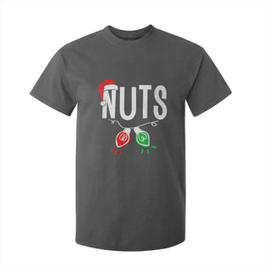 Christmas Matching Couple T Shirt For Kid Chestnuts Xmas Funny Nuts TS02 Dark Heather Print Your Wear