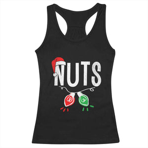 Christmas Matching Couple Racerback Tank Top Chestnuts Xmas Funny Nuts TS02 Black Print Your Wear