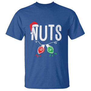 Christmas Matching Couple T Shirt Chestnuts Xmas Funny Nuts TS02 Royal Blue Print Your Wear