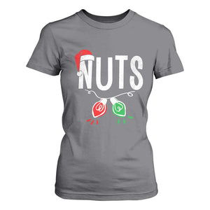 Christmas Matching Couple T Shirt For Women Chestnuts Xmas Funny Nuts TS02 Charcoal Print Your Wear