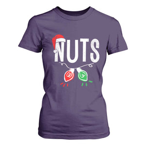 Christmas Matching Couple T Shirt For Women Chestnuts Xmas Funny Nuts TS02 Purple Print Your Wear