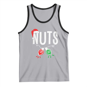 Christmas Matching Couple Tank Top Chestnuts Xmas Funny Nuts TS02 Athletic Heather Black Print Your Wear