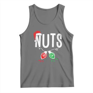 Christmas Matching Couple Tank Top Chestnuts Xmas Funny Nuts TS02 Black Heather Print Your Wear