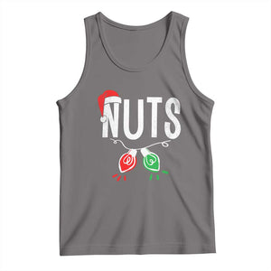 Christmas Matching Couple Tank Top Chestnuts Xmas Funny Nuts TS02 Deep Heather Print Your Wear