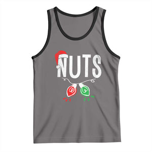 Christmas Matching Couple Tank Top Chestnuts Xmas Funny Nuts TS02 Deep Heather Black Print Your Wear