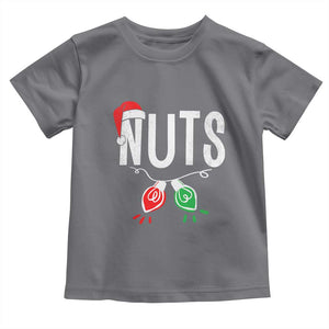 Christmas Matching Couple Toddler T Shirt Chestnuts Xmas Funny Nuts TS02 Charcoal Print Your Wear