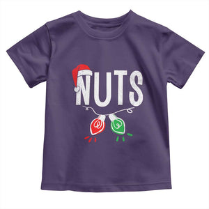 Christmas Matching Couple Toddler T Shirt Chestnuts Xmas Funny Nuts TS02 Purple Print Your Wear