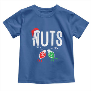 Christmas Matching Couple Toddler T Shirt Chestnuts Xmas Funny Nuts TS02 Royal Blue Print Your Wear