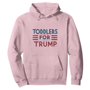 Trump 2024 Hoodie Toddlers for Trump Kids Trump 2024 TS02 Light Pink Print Your Wear