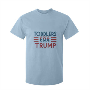 Trump 2024 T Shirt For Kid Toddlers for Trump Kids Trump 2024 TS02 Light Blue Print Your Wear