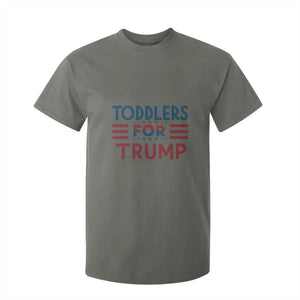 Trump 2024 T Shirt For Kid Toddlers for Trump Kids Trump 2024 TS02 Military Green Print Your Wear