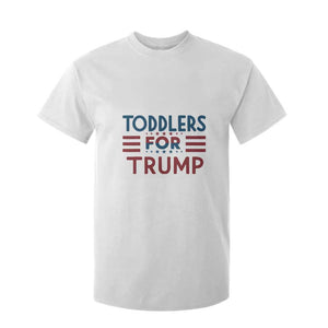 Trump 2024 T Shirt For Kid Toddlers for Trump Kids Trump 2024 TS02 White Print Your Wear