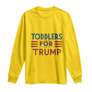 Trump 2024 Long Sleeve Shirt Toddlers for Trump Kids Trump 2024 TS02 Daisy Print Your Wear