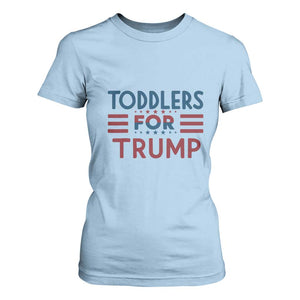 Trump 2024 T Shirt For Women Toddlers for Trump Kids Trump 2024 TS02 Light Blue Print Your Wear