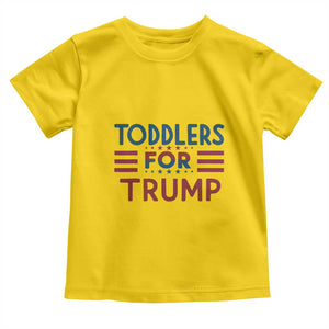 Trump 2024 Toddler T Shirt Toddlers for Trump Kids Trump 2024 TS02 Daisy Print Your Wear