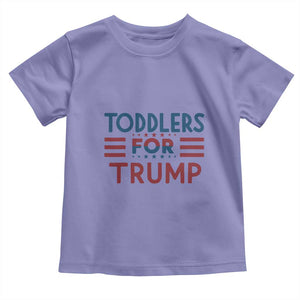 Trump 2024 Toddler T Shirt Toddlers for Trump Kids Trump 2024 TS02 Violet Print Your Wear