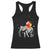 Christmas Santa Riding Elephant Racerback Tank Top Xmas Tree Light Funny Festive TS02 Black Print Your Wear