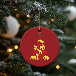 South Africa Elephant Xmas Tree Christmas Ornament Safari Animals Xmas TS02 Print Your Wear