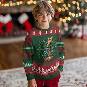 Giraffe Xmas Tree Ugly Christmas Sweater Funny Giraffes Lover Gift TS02 Christmas Print Your Wear