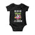 Tropical Beachy Christmas Baby Onesie Ho Ho Ho Who Needs Snow Santa Xmas In Hawaii Palm Tree TS02 Black Print Your Wear