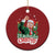 Funny Trump Santa 2024 Xmas Christmas Ornament I'll Be Home For Xmas TS02 Print Your Wear