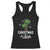 Christmas In Florida Racerback Tank Top Deck The Palm Trees Xmas Matching Family Vacation TS02 Black Print Your Wear