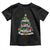 Tropical Hawaiian Christmas Toddler T Shirt Mele Kalikimaka Palm Tree Xmas in Hawaii TS02 Black Print Your Wear