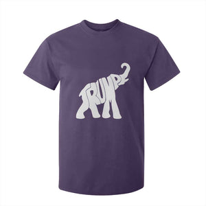 Trump 2024 Republican Elephant T Shirt For Kid US 47th President TS02 Purple Print Your Wear