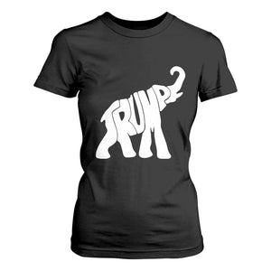 Trump 2024 Republican Elephant T Shirt For Women US 47th President TS02 Black Print Your Wear